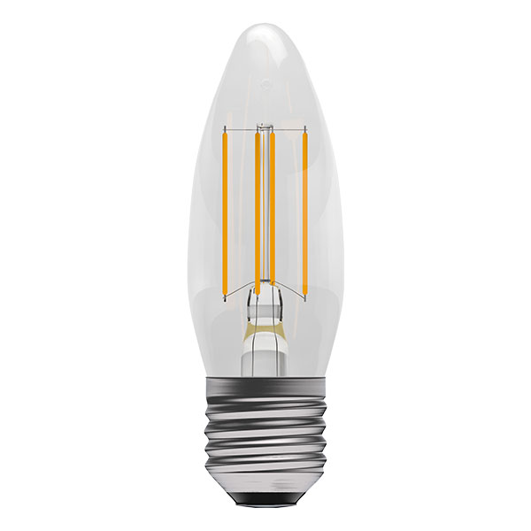 Genesis LED 4.5W Filament Clear Candle - ES - 2700K